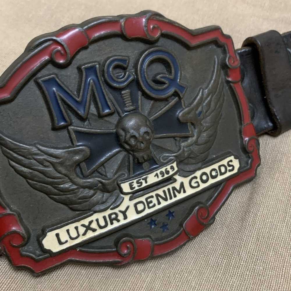 MCQ × McQ Alexander McQueen Vintage McQ Buckle Le… - image 1