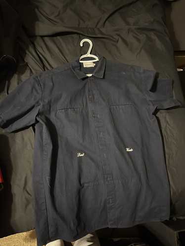 1990s Dexter Wong Oversized Workshirt with Cross Slit Chest Pocket