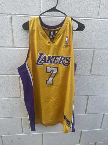Reebok, Tops, Authentic 3xl Lakers Lamar Odom Jersey