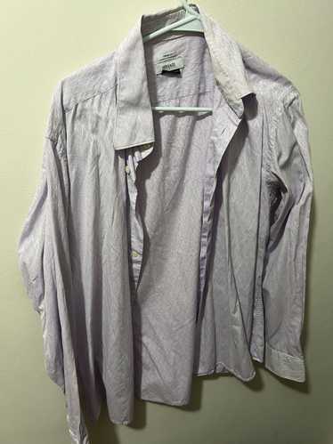 Versace Versace lavender button-up shirt