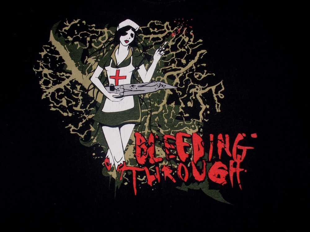 Band Tees × Hanes × Rare Bleeding Through Concert… - image 2