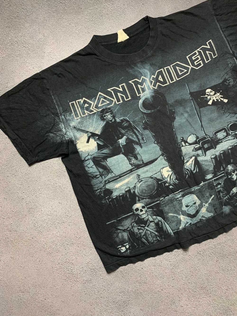 Band Tees × Iron Maiden × Vintage Vintage over pr… - image 8