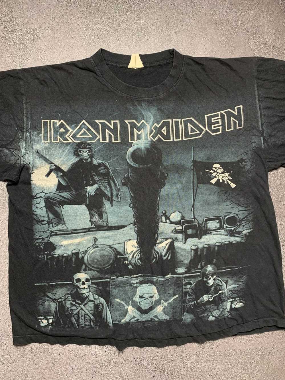 Band Tees × Iron Maiden × Vintage Vintage over pr… - image 9