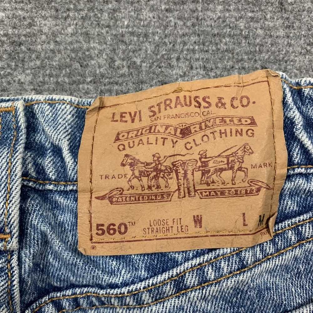 Levi's × Vintage Vintage 90s Levis 560 Denim Jean… - image 12