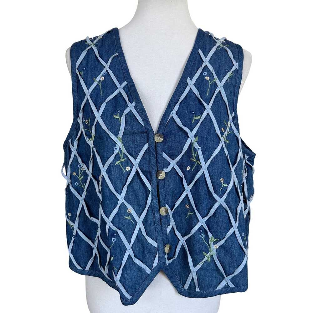 Rare × Streetwear × Vintage Vintage Womens Vest S… - image 1