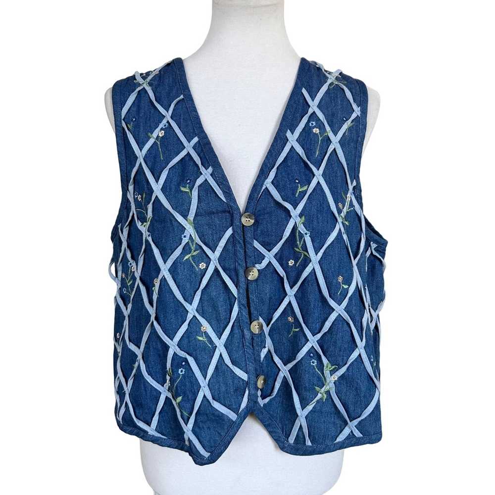 Rare × Streetwear × Vintage Vintage Womens Vest S… - image 2