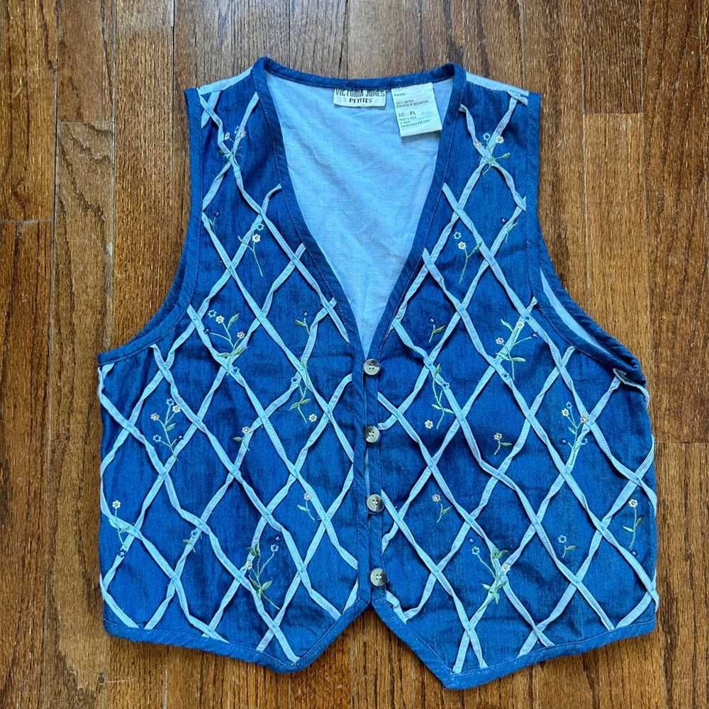 Rare × Streetwear × Vintage Vintage Womens Vest S… - image 8