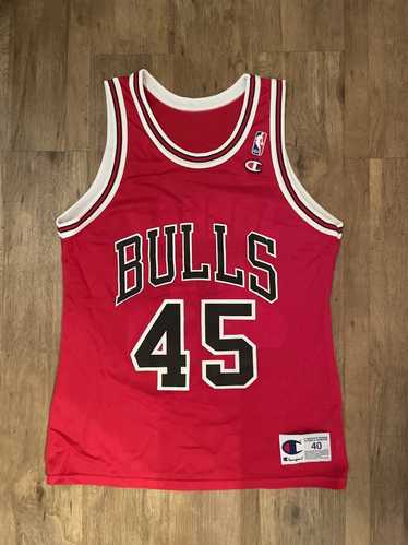 VINTAGE Michael Jordan PRO CUT Chicago Bulls Champion Jersey 1994 1995 SIZE  52