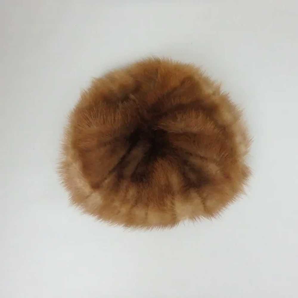 Mid-Century Mink Fur Woman's Hat, Designed by Lora - image 5
