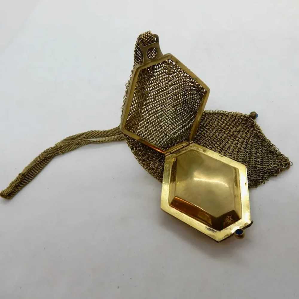 Compact Vanity Mesh Purse Bliss 1920's - image 3