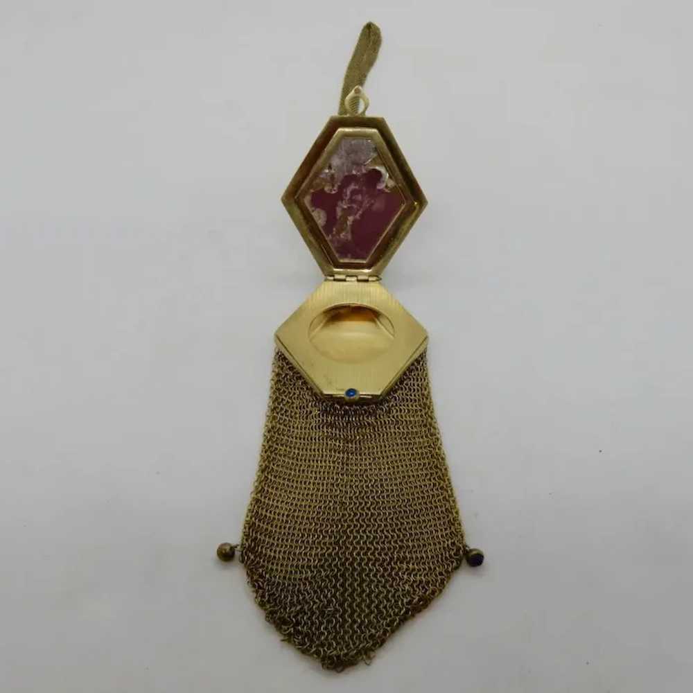 Compact Vanity Mesh Purse Bliss 1920's - image 4