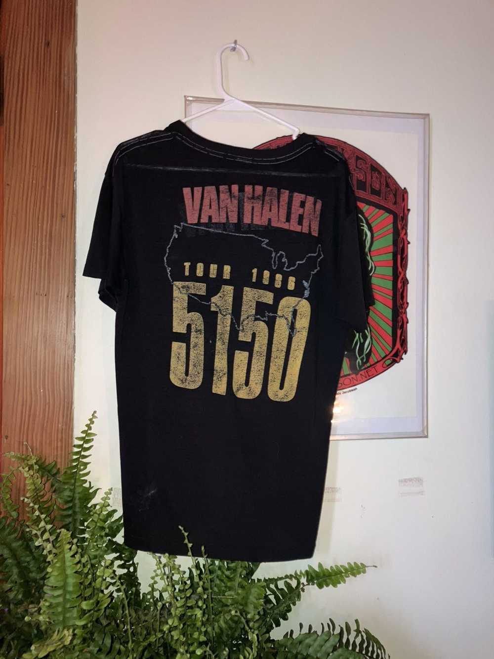 Band Tees × Vintage Vintage 1986 Van Halen “5150”… - image 2