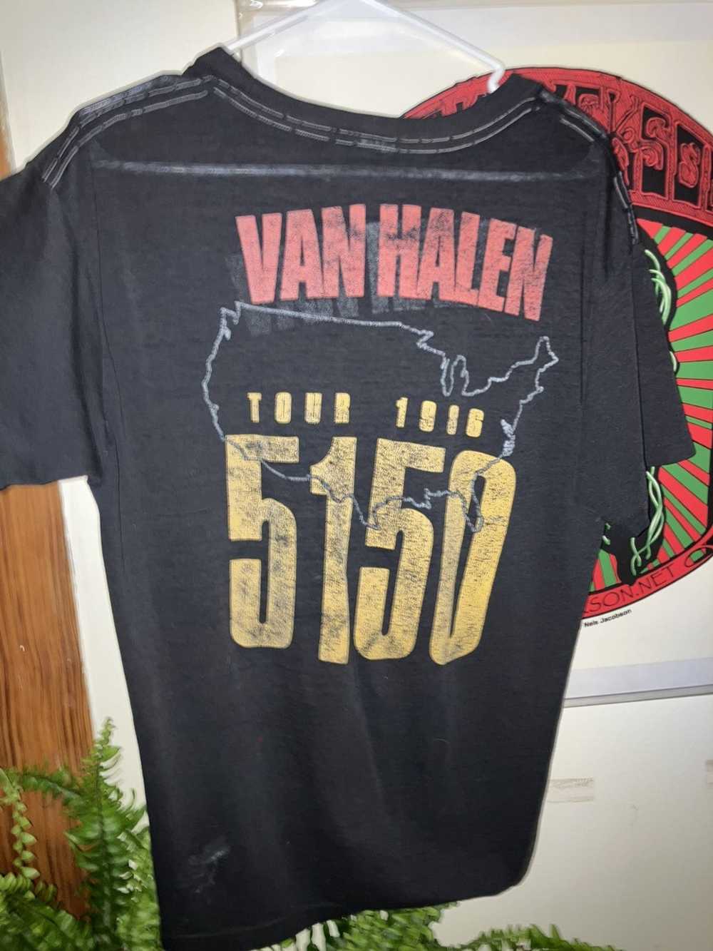 Band Tees × Vintage Vintage 1986 Van Halen “5150”… - image 6