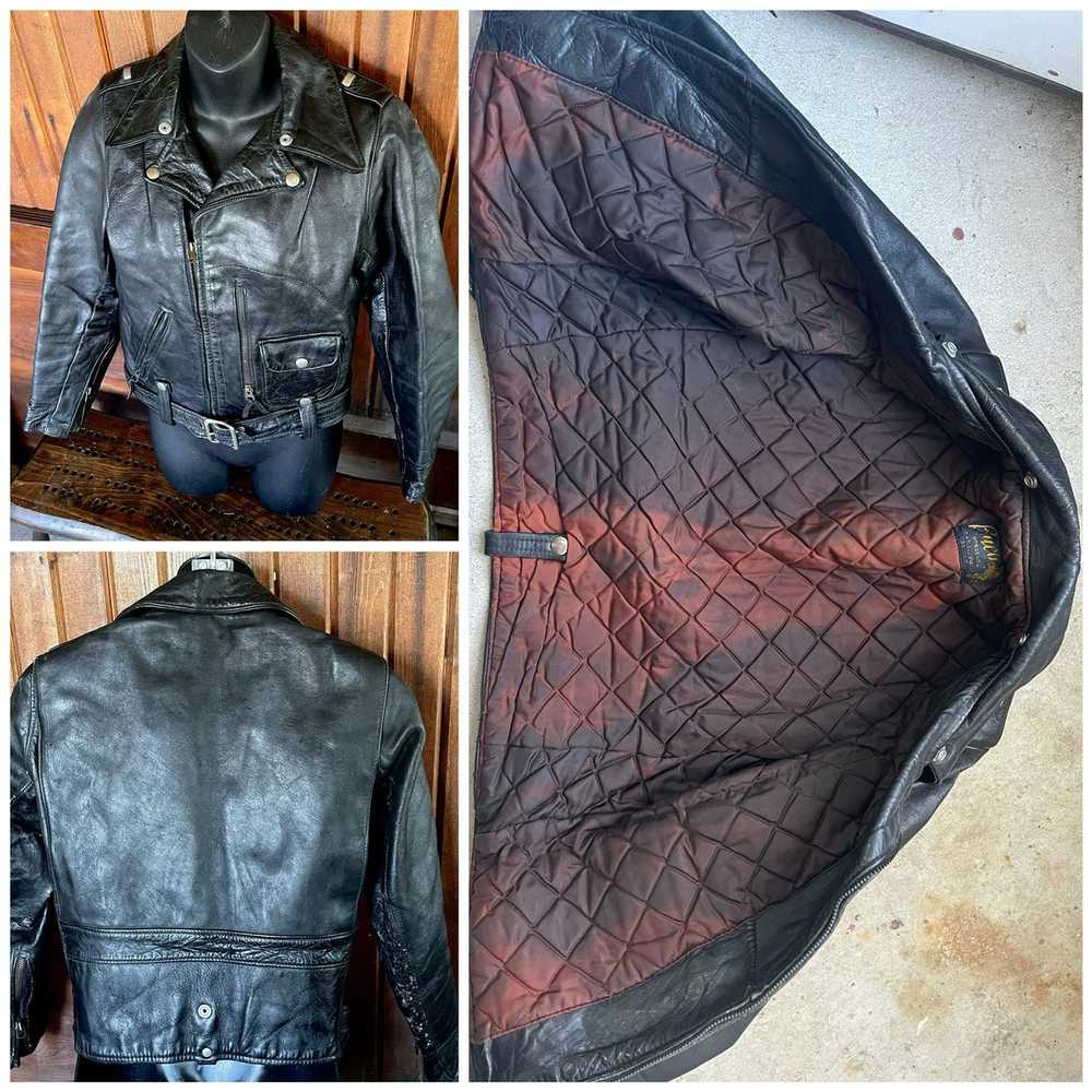 Vintage Buco Horsehide Vintage Leather Jacket Bik… - image 8