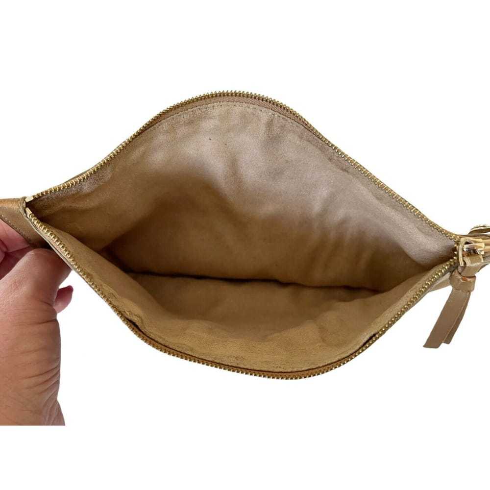 Bottega Veneta Point leather clutch bag - image 6