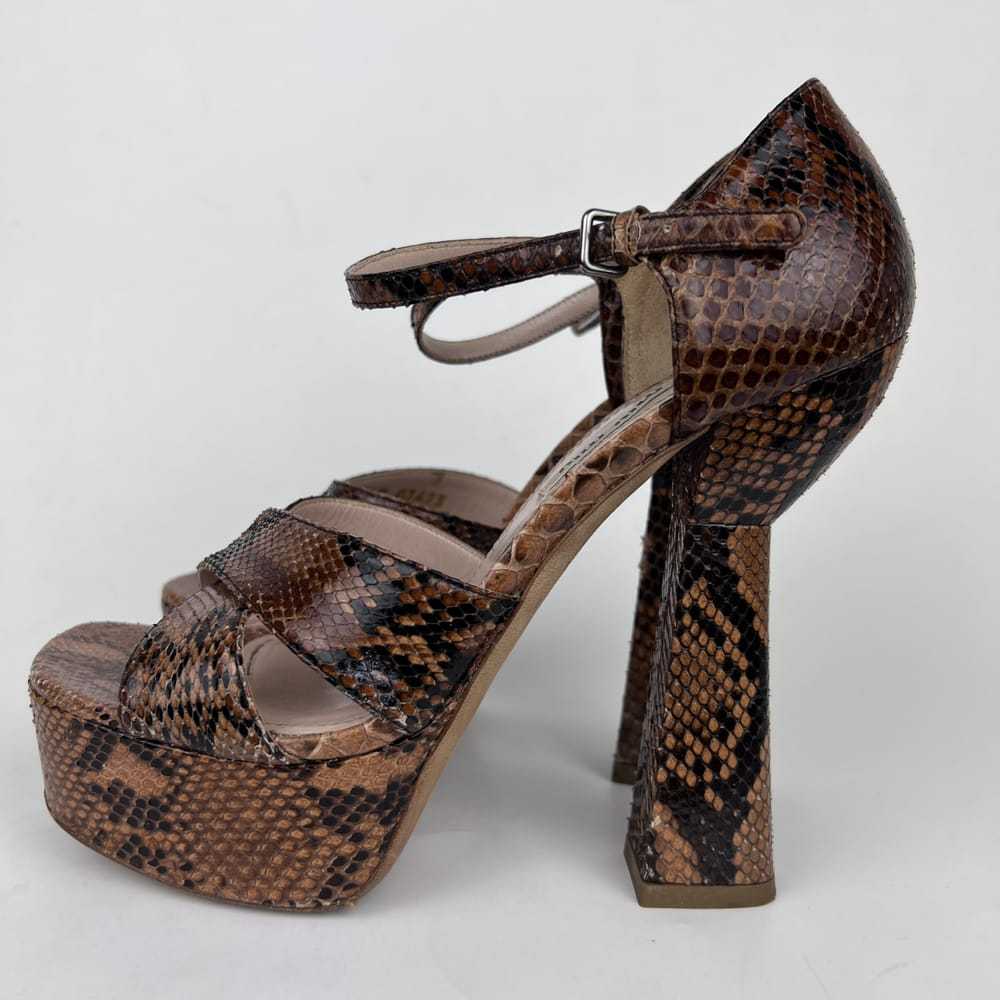 Miu Miu Exotic leathers sandals - image 9