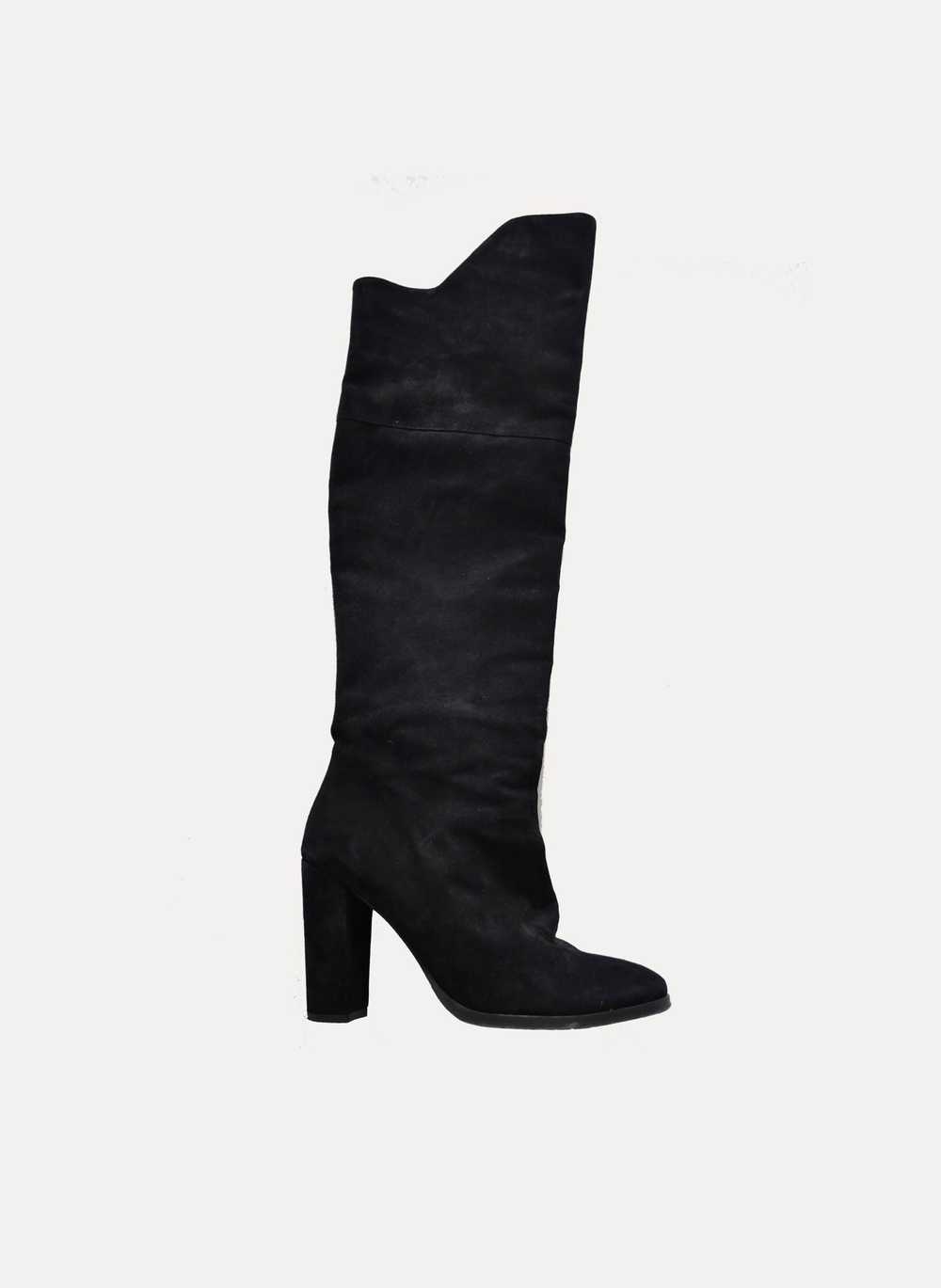 THE KOOPLES Thigh-high suede boots Black T39 - image 1