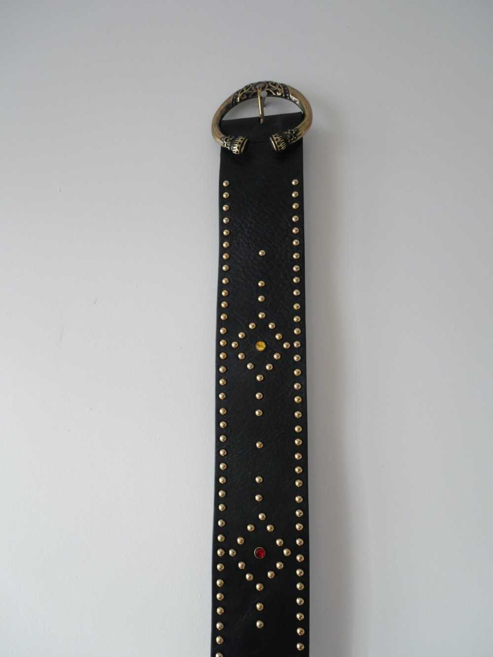 THE KOOPLES Wide belt with multicolored rhineston… - image 2