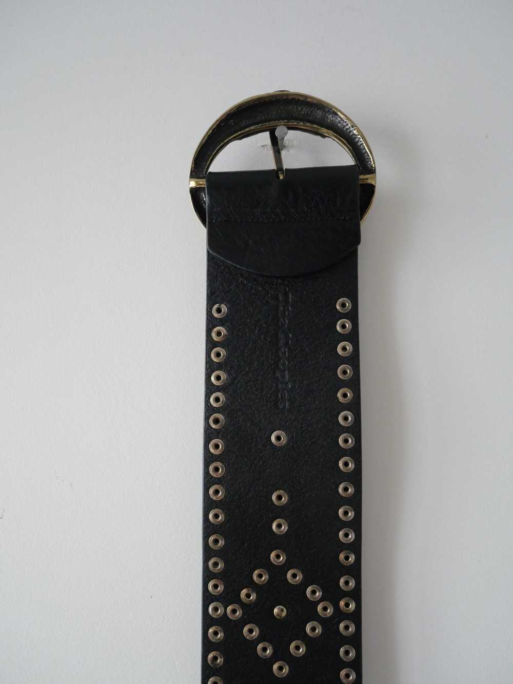 THE KOOPLES Wide belt with multicolored rhineston… - image 6