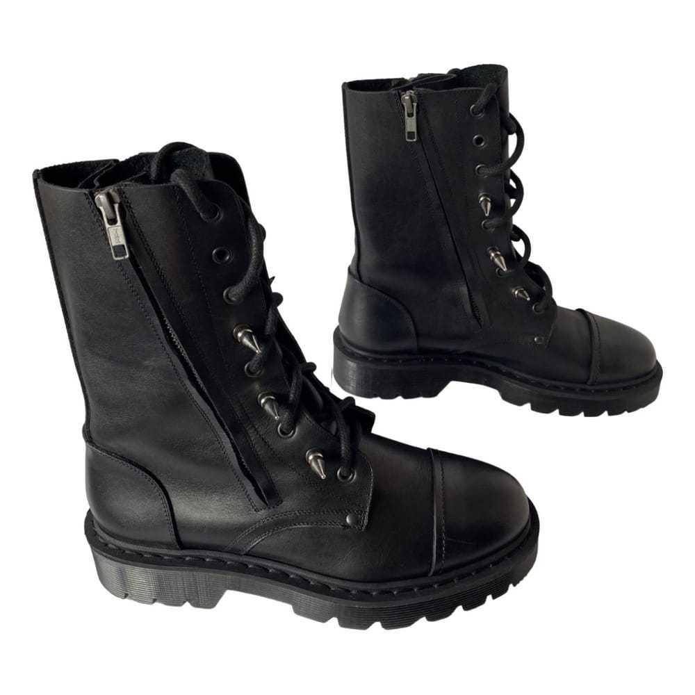 Vetements Leather biker boots - image 1