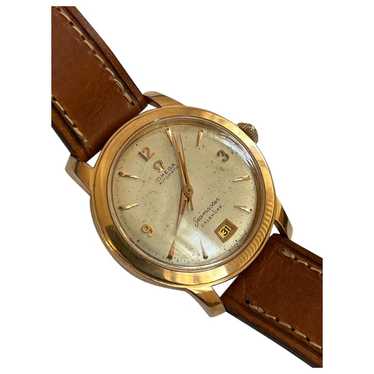 Omega Seamaster pink gold watch - image 1