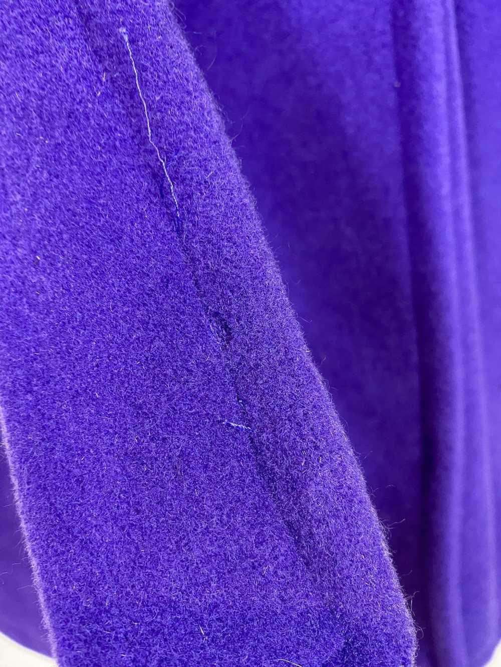 1980s - 1990s Louis Feraud Purple Wool Coat - image 7