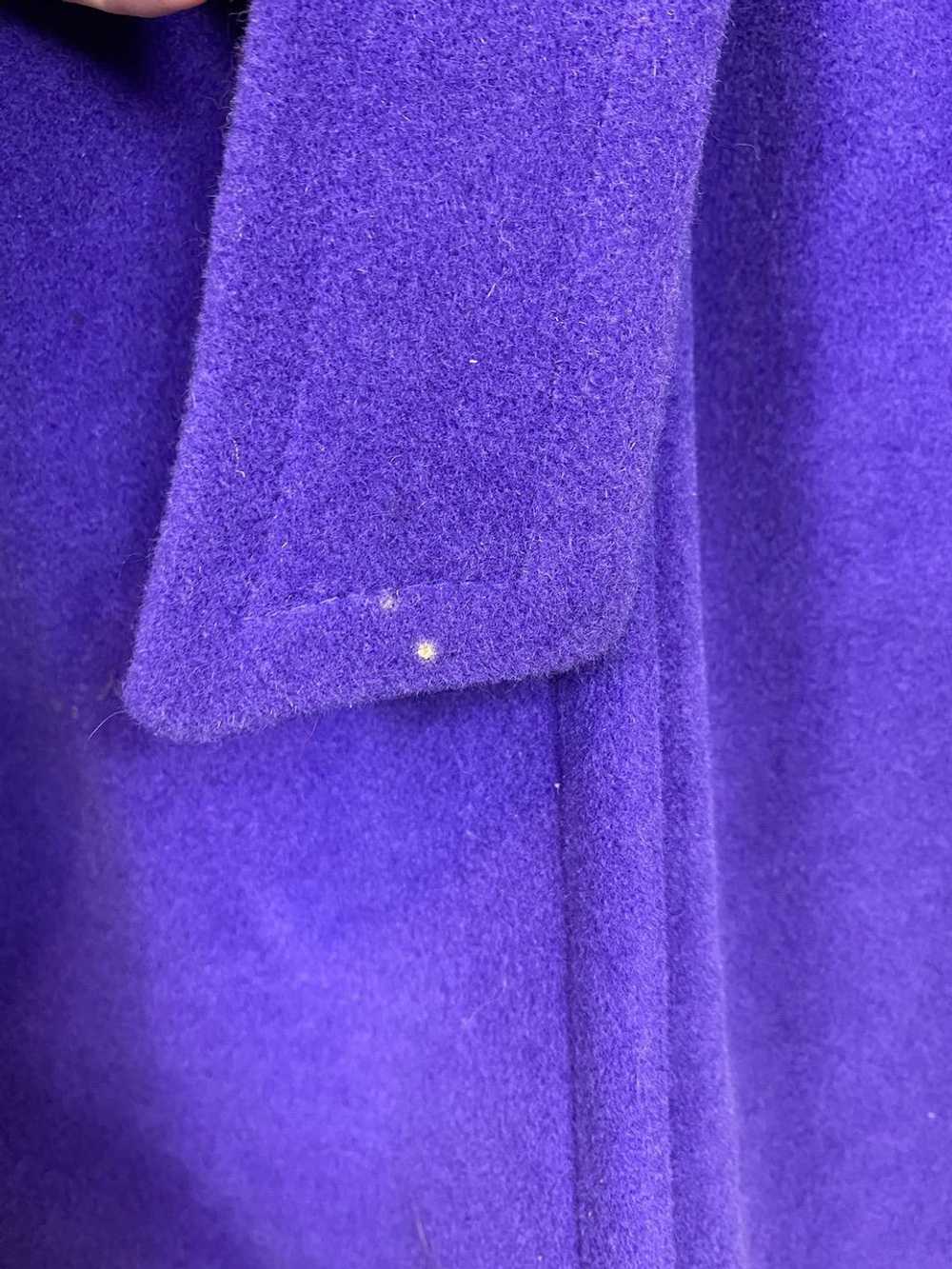 1980s - 1990s Louis Feraud Purple Wool Coat - image 8