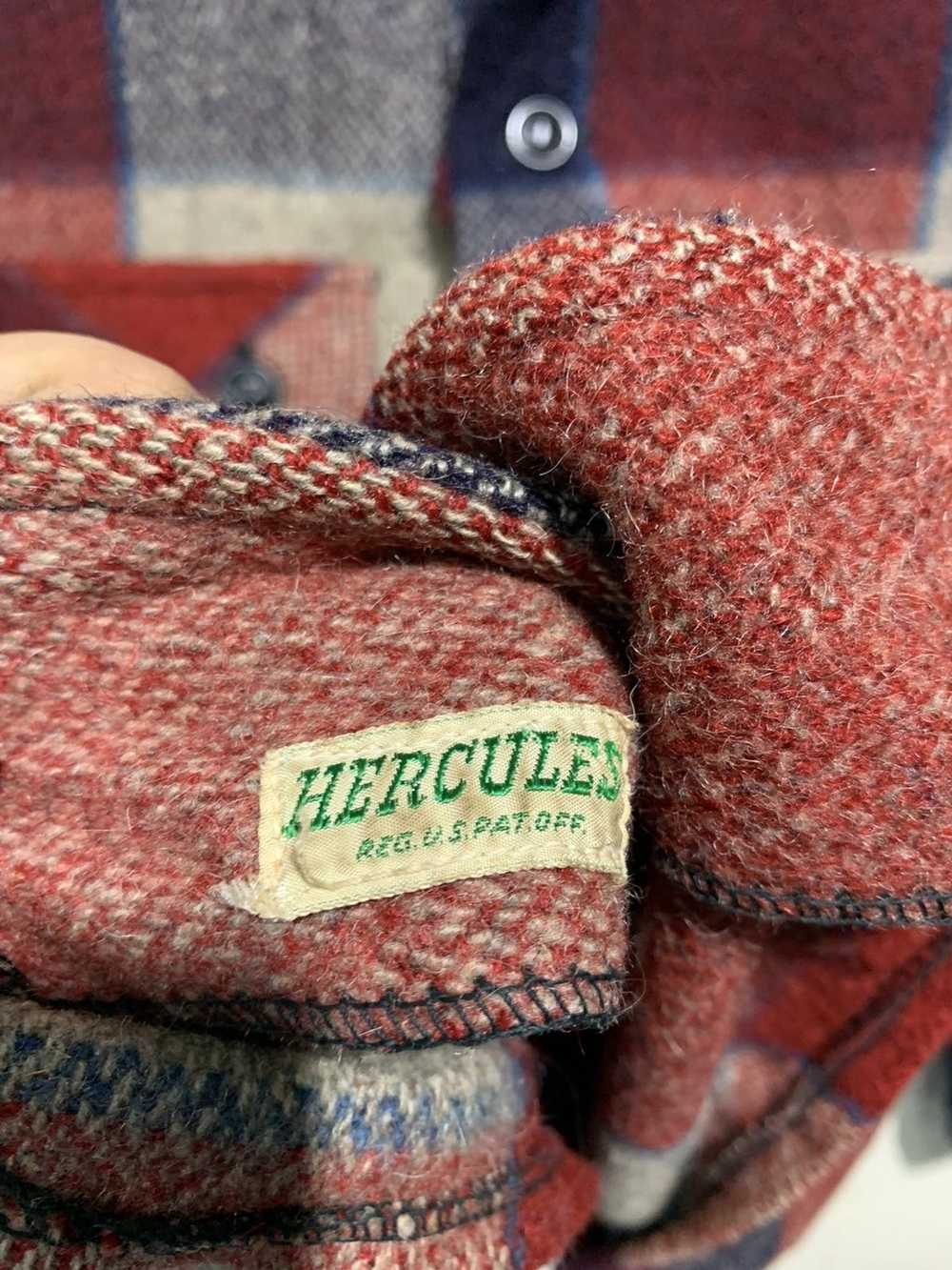 Made In Usa × Vintage 🔥VTG 70S HERCULES WOOL PLA… - image 8