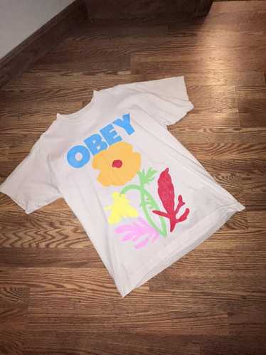 Obey × Streetwear × Vintage Obey Flower Garden Tee