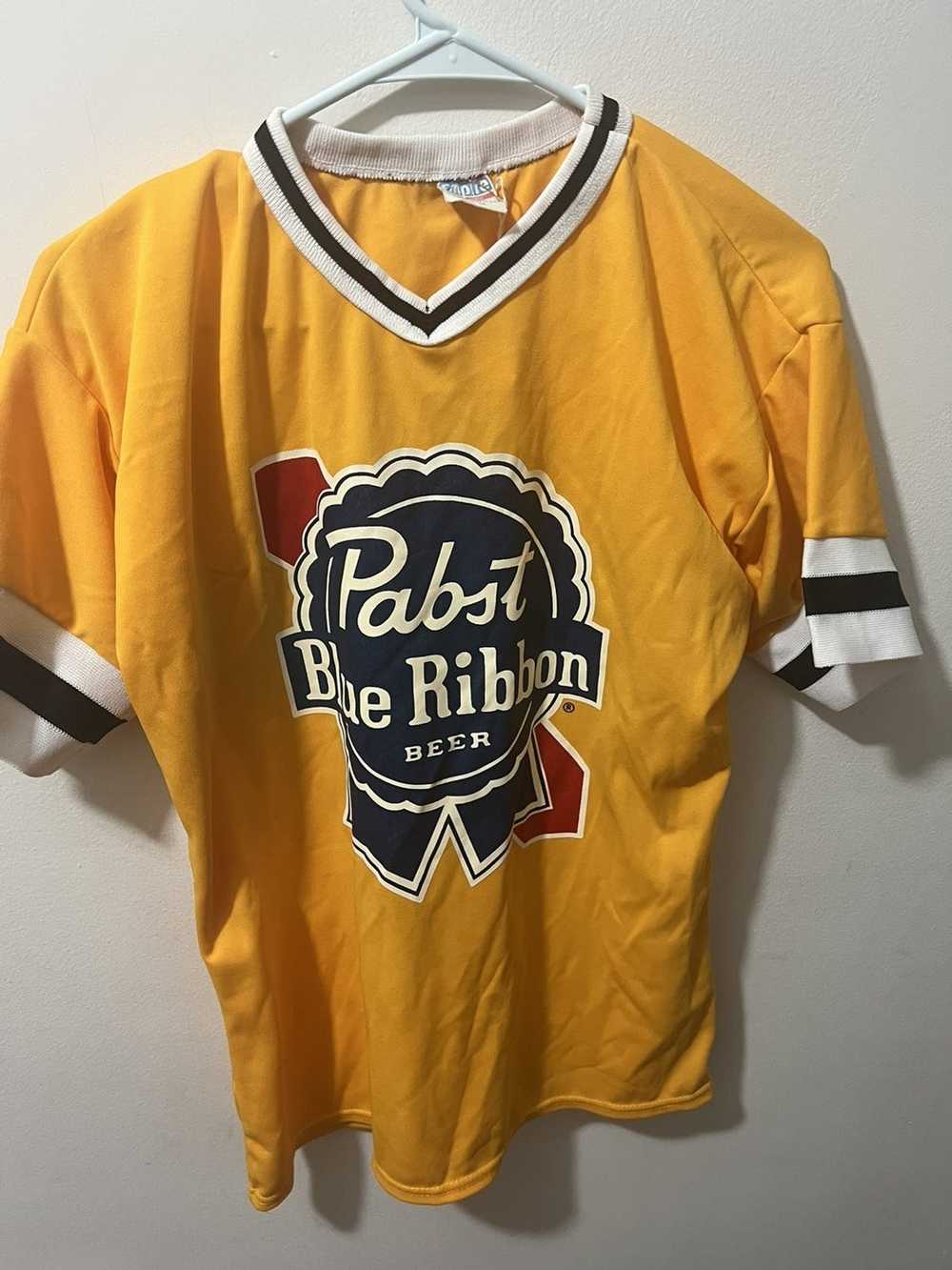 Vintage Vintage Pabst Blue Ribbon jersey large - image 1