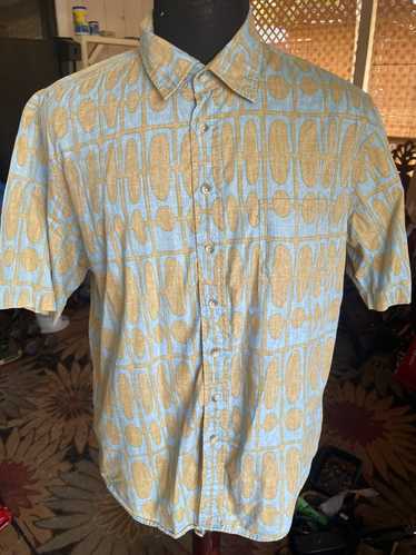Men's Reyn Spooner Navy Chicago Cubs Vintage Short Sleeve Button-Up Shirt
