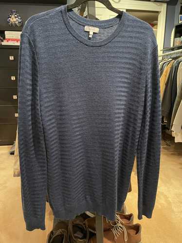 Reiss Reiss wool and Linen Tucan Blue Jumper / Swe