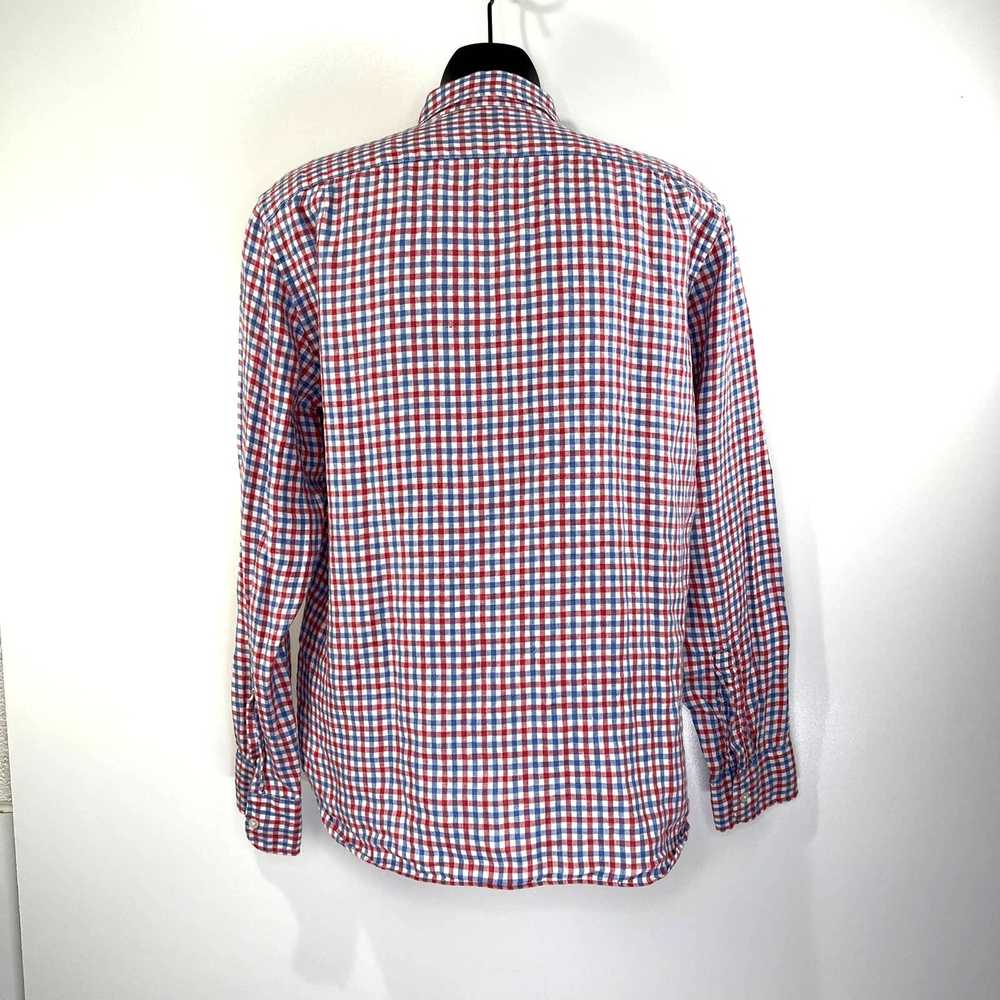 J.Crew J. Crew Irish Linen Check Button Down Shirt - image 6