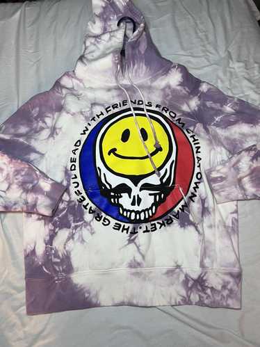 CHINATOWN MARKET x GRATEFUL DEAD CARNIVAL fashion TIE-DYE HOODIE