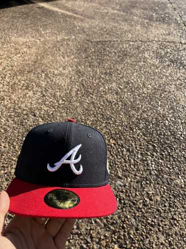 KTZ Atlanta Braves Re-dub 59fifty Fitted Cap in Gray for Men