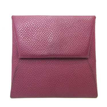 Goyard Porte Monnaie Coin Case Wallet Leather Red W9.5xH7.2cm from japan