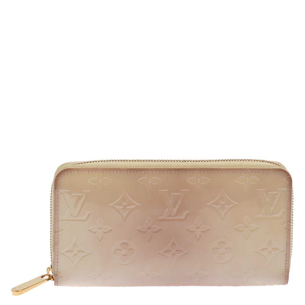 Louis Vuitton Cream White Monogram Vernis Zippy W… - image 1