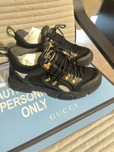 Gucci Flashtrek Sega Black Leather