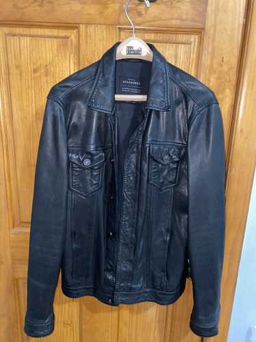 Allsaints × Biker Denim × Leather Jacket AllSaints