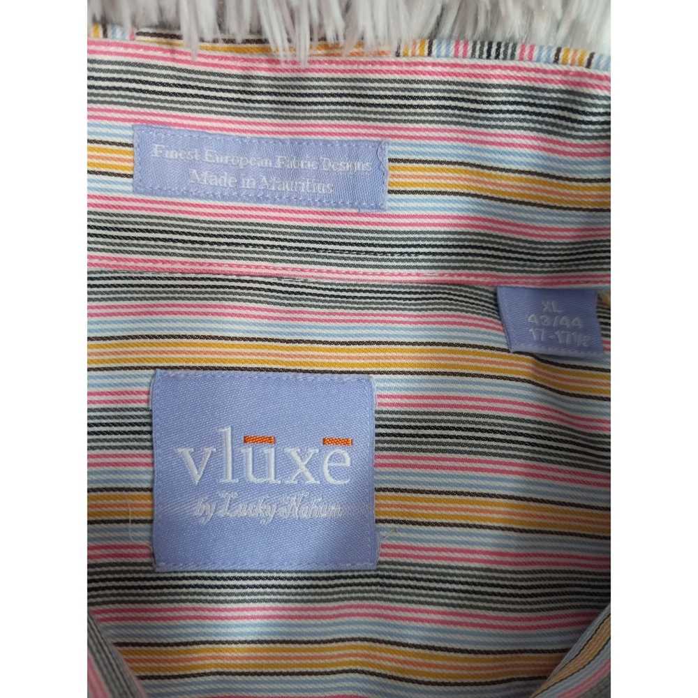 Other Vluxe By Lucky Nahum Dress Shirt Mens XL Mu… - image 5