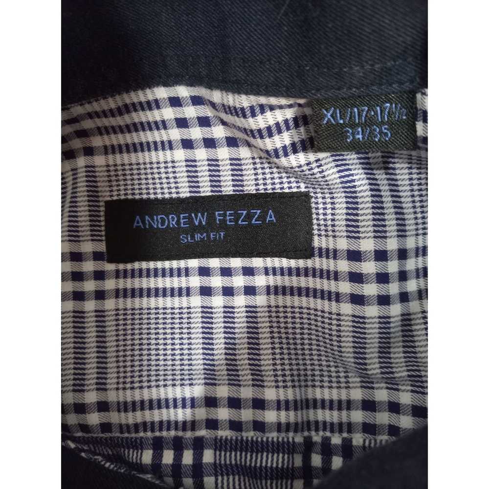 Andrew Fezza Andrew Fezza Dress Shirt Mens XL Pur… - image 5