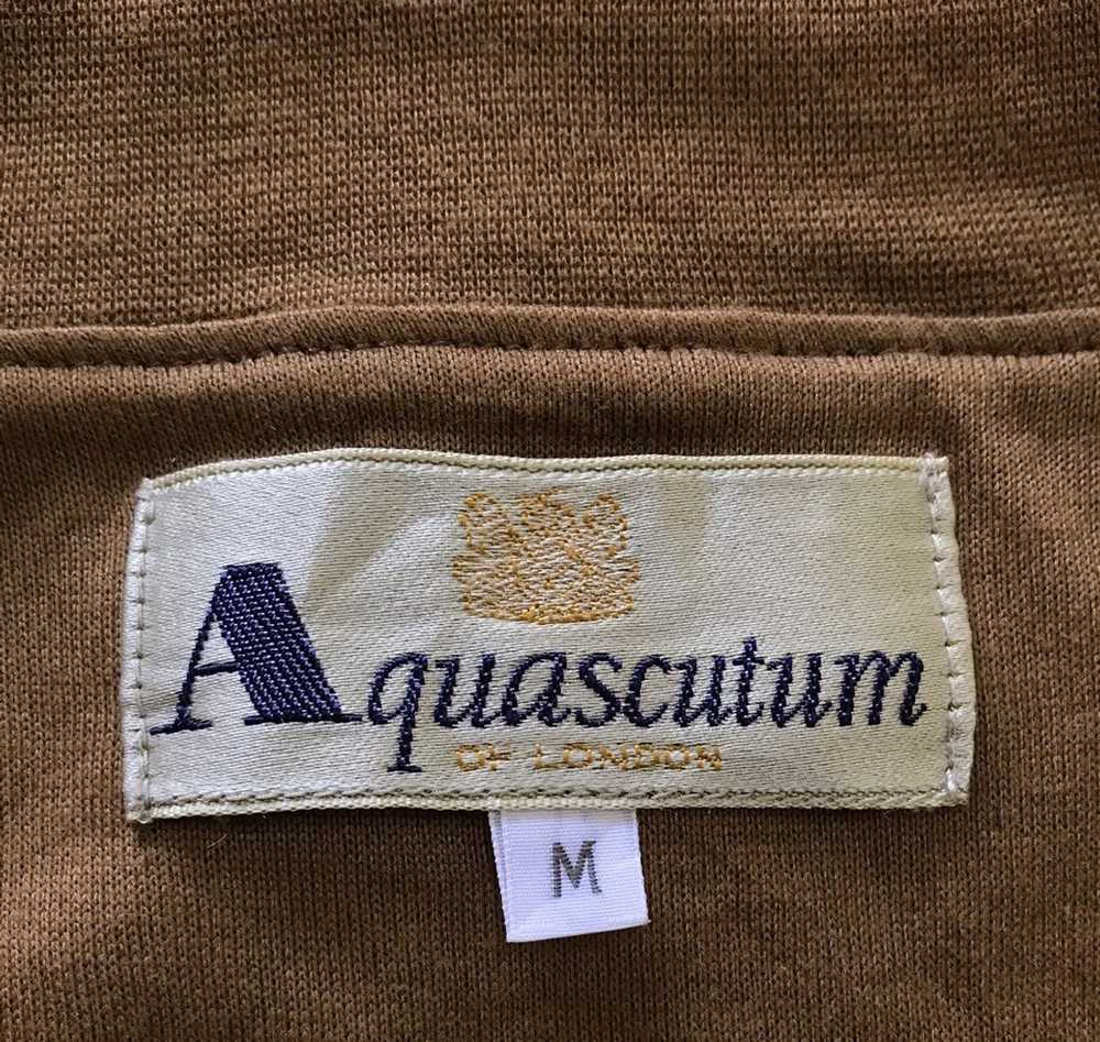 Aquascutum × Luxury Aquascutum Plaid Design Sweat… - image 4