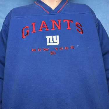 Vintage 80-90's New York Giants Baseball Crewneck Sweatshirt Nutmeg Mills  Large