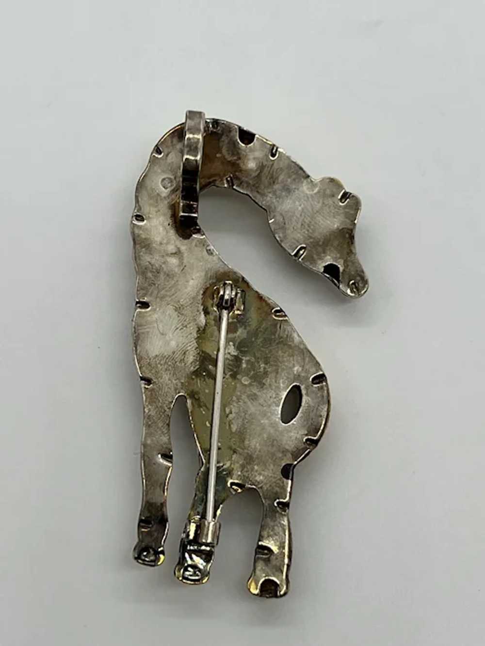 Vintage Large BEST Jewelry Metal Figural Giraffe … - image 2