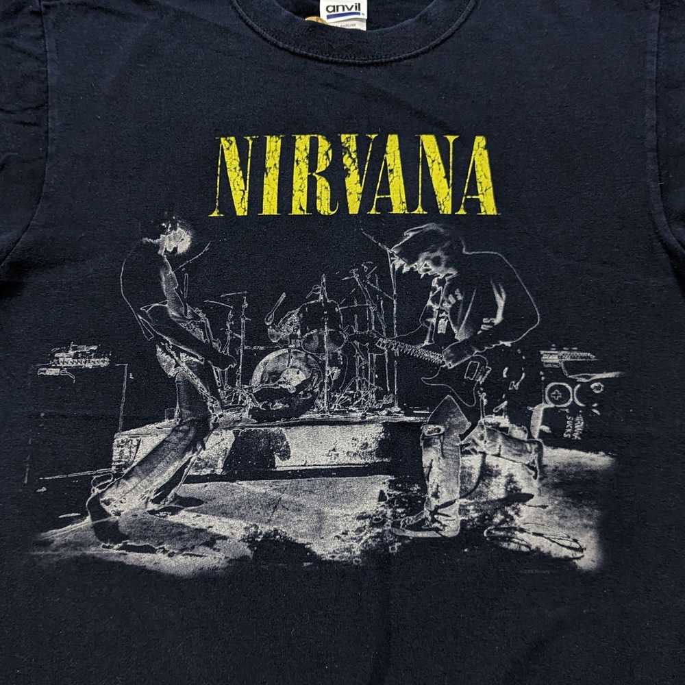 Band Tees × Nirvana × Vintage Nirvana Bleach Kurt… - image 4