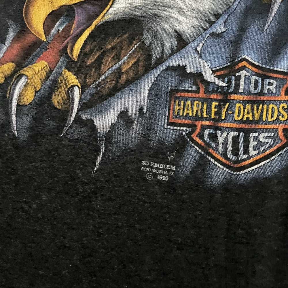 Harley Davidson × Vintage 1990 3D Emblem Harley - image 4
