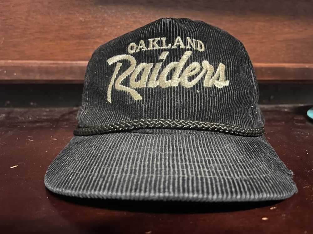 Oakland LA Raiders NFL Vintage 3X Super Bowl Champions Snapback Hat Cap  Black