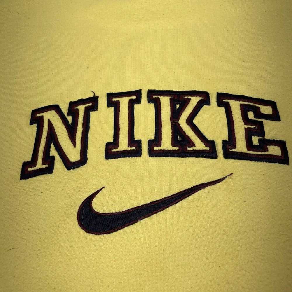 Nike vintage nike spellout crewneck yellow pintre… - image 5