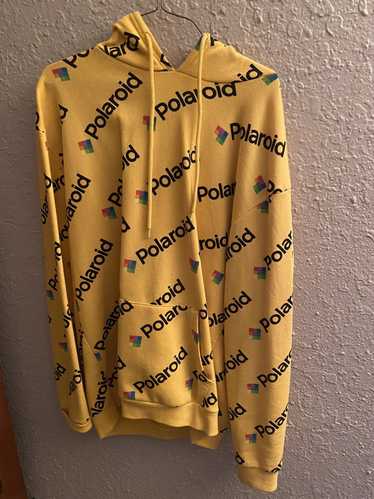 Polaroid Yellow Polaroid pullover hoodie