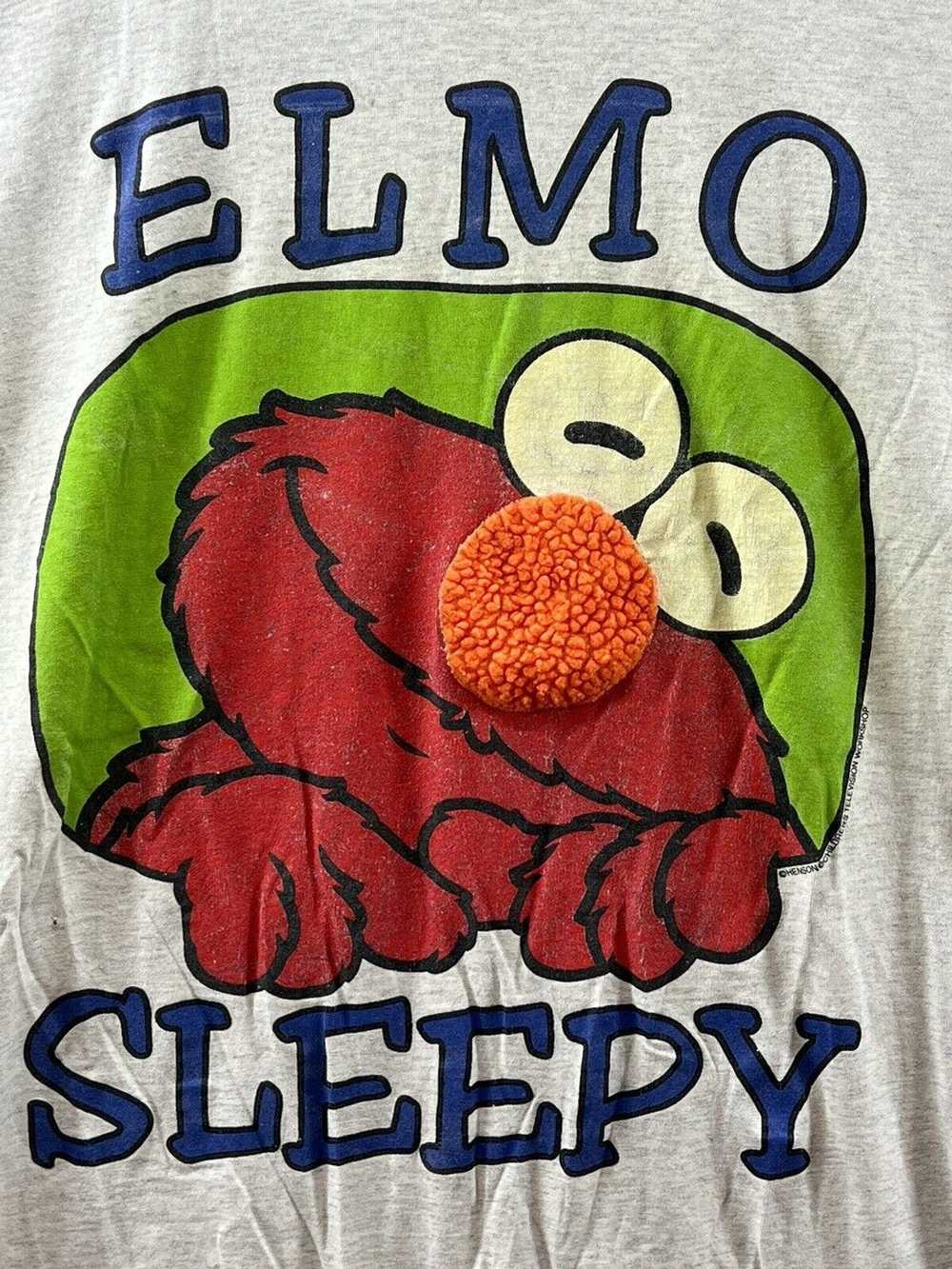 Other Sesame Street Vintage Elmo Sleepy Over Size… - image 4